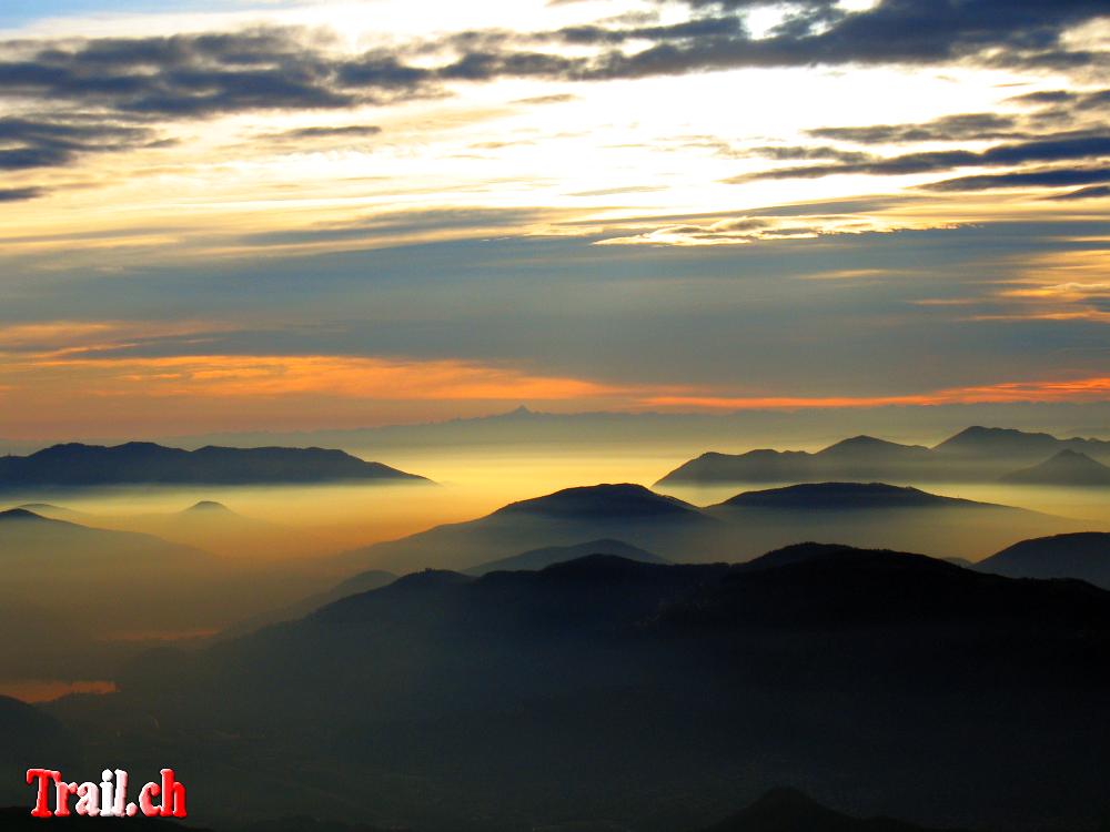 Passo San Lucio An der Grenze Schweiz Italien