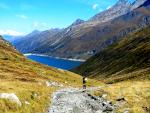 Passo dell'Uomo  Abfahrt durch das Val Ternine auf den Lukmanier Pass