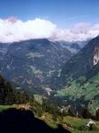 Blick hinunter nach Amsteg