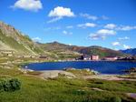 Gotthard Pass mit Gotthardhospiz