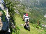 Abfahrt auf dem alten Sustenweg