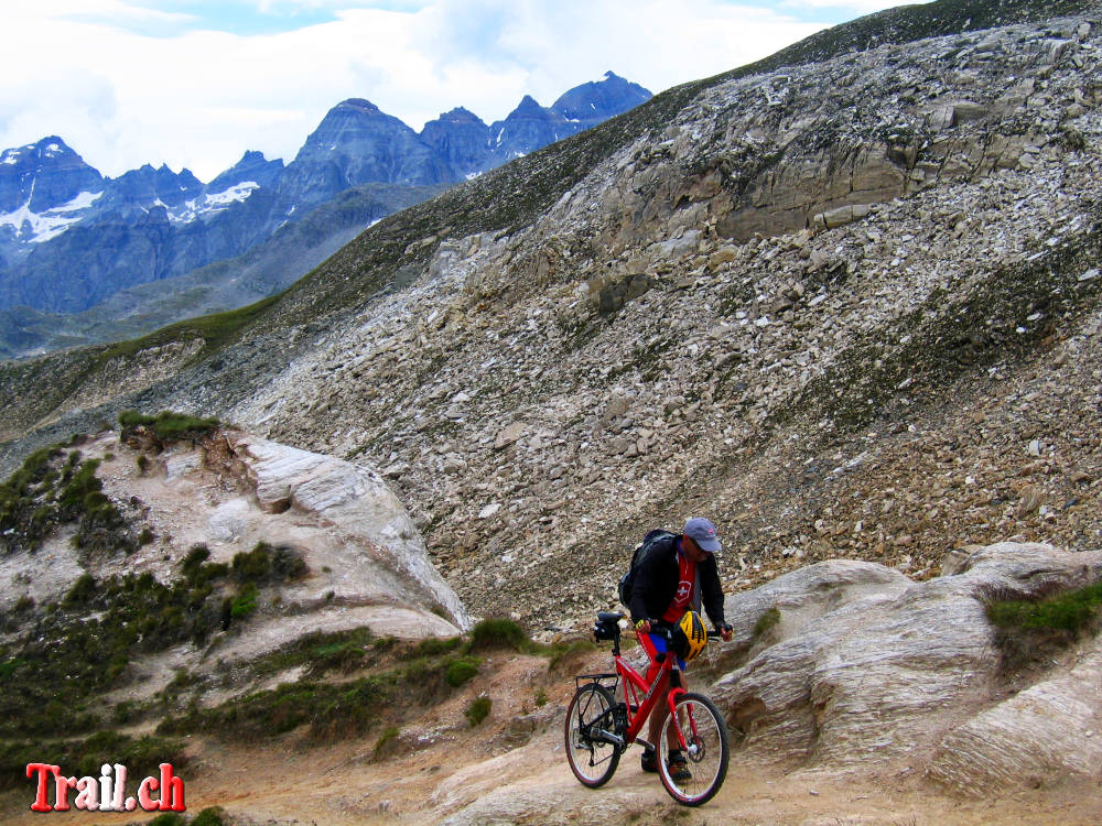 Saflischpass - Der Aufstieg im Binntal Tans Wallis Haute Route Transalp Alpen X 