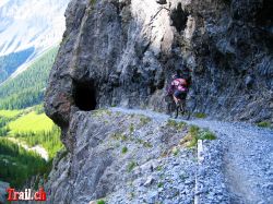 Val d'Uina Schlucht am Schlinigpass