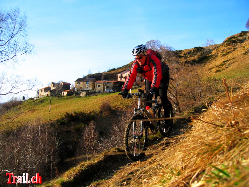 Val Capriasca Singltrail mit enorm spassigen Trails