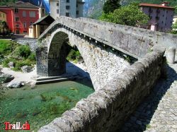 Brücke Bignasco über die Maggia Tessin