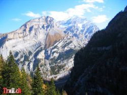 Gasteretal Blick ins Gastertal mit Doldenhorn beim Aufstieg von Kandersteg Richtung Gemmi