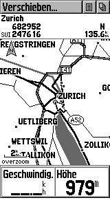 Basemap Zürich Etrex Vista GPS