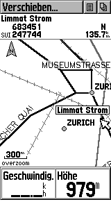Die Landkarte Stadt Zürich Basemap