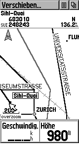 Basemap Karte Landkarte Zürich
