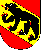 Kanton Bern Flagge Fahne der Berner Bär