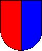 vom Kanton Tessin das Kantonswappen Kanton Ticino Flagge 