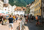 Im Zielraum in Chur (39kb)